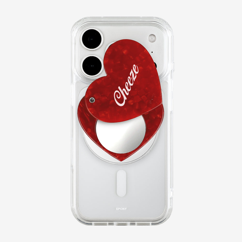 MAGSAFE HEART MIRROR TOK_CRUMBLE RED