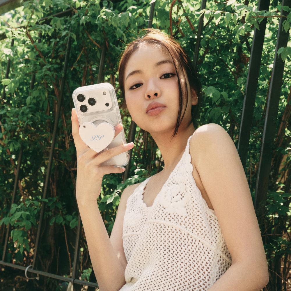 MAGSAFE HEART MIRROR TOK_PURE WHITE