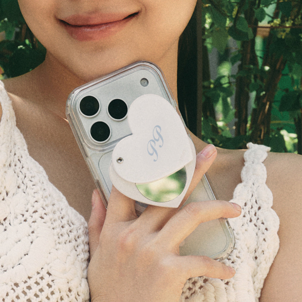 MAGSAFE HEART MIRROR TOK_PURE WHITE