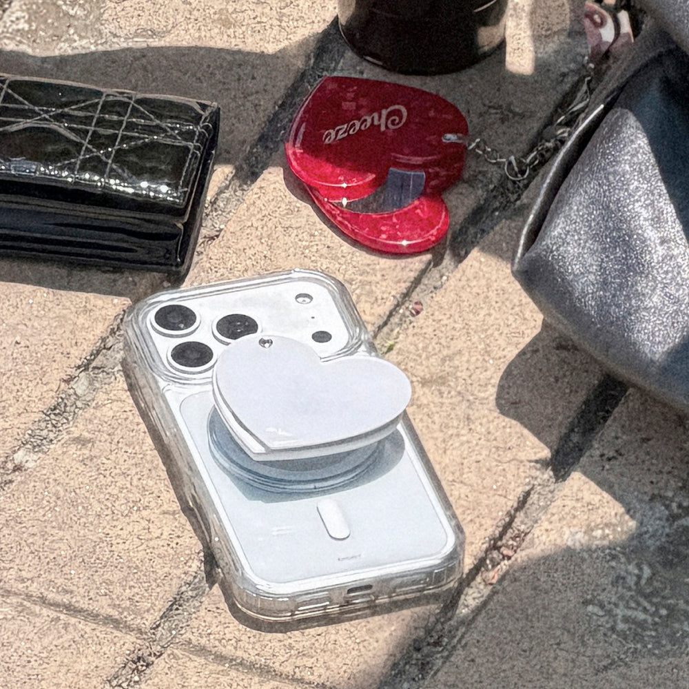 MAGSAFE HEART MIRROR TOK_PURE WHITE