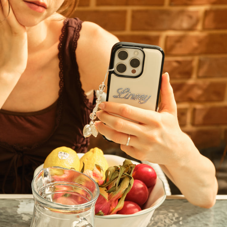 Swarovski® CUSTOM GLOW PHONE CASE_IVORY