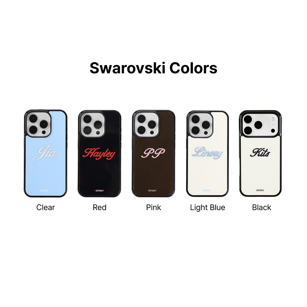 Swarovski CUSTOM GLOW PHONE CASE_SOAP BLUE