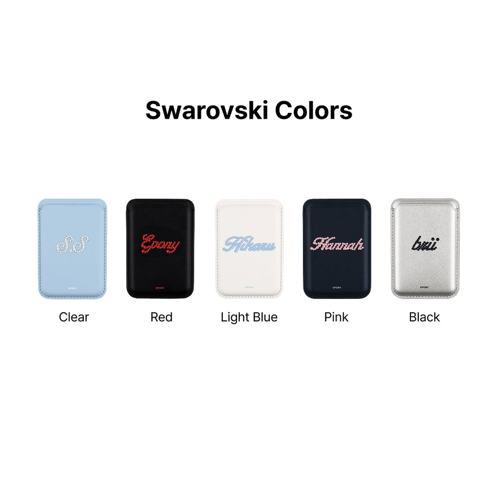 Swarovski CUSTOM GLOW MAGSAFE POCKET_BLACK