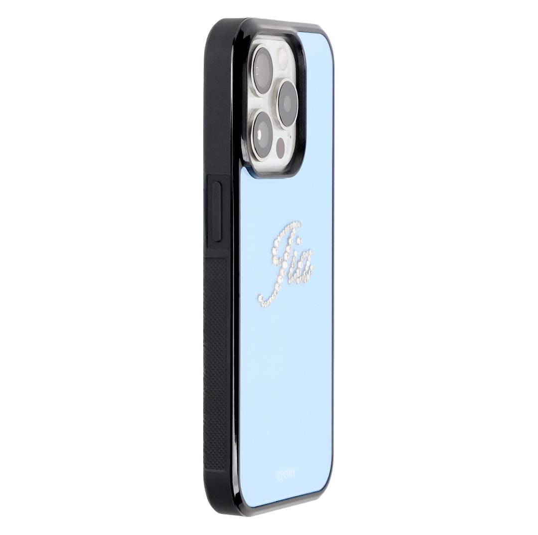 Swarovski® CUSTOM GLOW PHONE CASE_SOAP BLUE