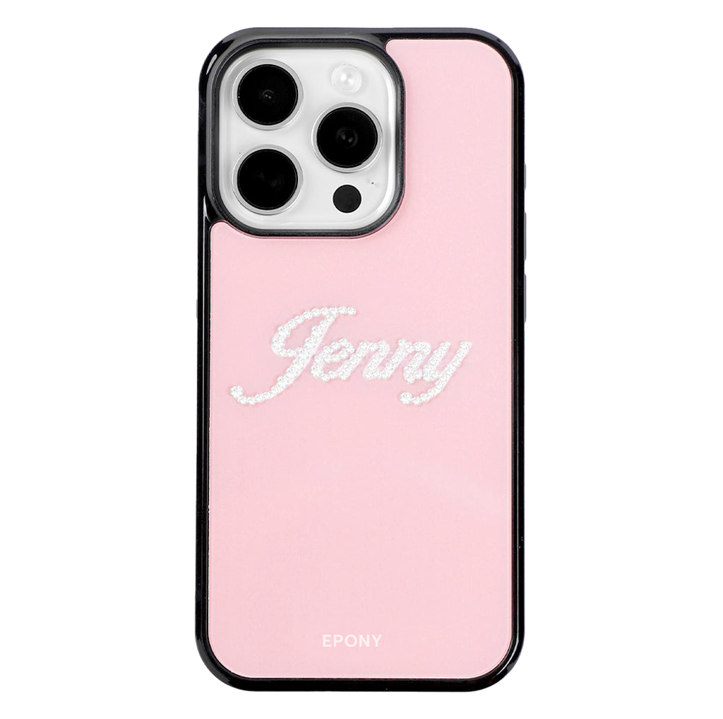 Swarovski® CUSTOM GLOW PHONE CASE_PEACH JAM